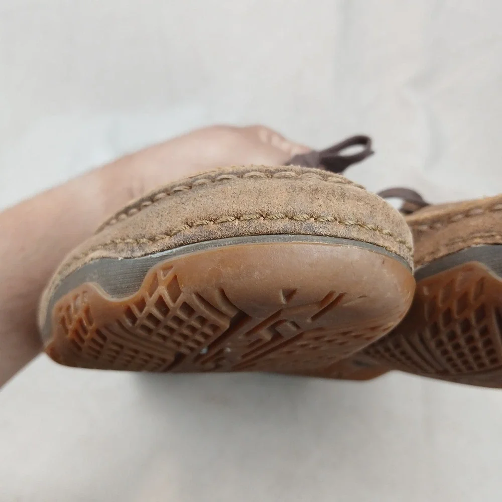 Ariat Gleeson 9.5 Mens Shoes Boat Moc Brown Casual